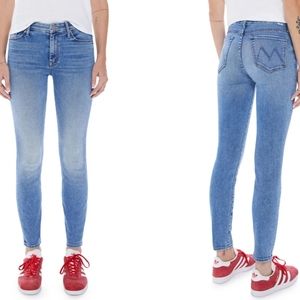 MOTHER The Looker Mid Rise Ankle Jeans - Rancho Diablo